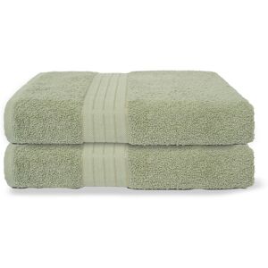 Brentfords - Extra Large Bath Sheet 90x150cm - Sage Green - 2-pack - Bath Sheet Brentfords - Extra Large Bath Sheet 90x150cm - Sage Green - 2-pack - Bath Sheet