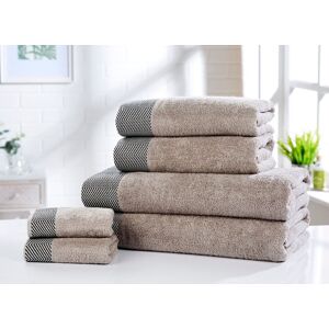 Rapport Home Tidal 550GSM Cotton Super Soft & Absorbant Towel in Natural Natural Rapport Home Tidal 550GSM Cotton Super Soft & Absorbant Towel in Natural Natural
