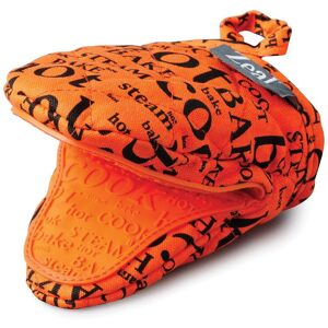Zeal Silicone Hot Grab Mini Oven Mitt Hot Print in Orange Orange Zeal Silicone Hot Grab Mini Oven Mitt Hot Print in Orange Orange