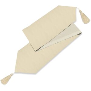 Luxury Living Faux Linen Fully Lined Table Runner in Light Sand Light Sand Luxury Living Faux Linen Fully Lined Table Runner in Light Sand Light Sand
