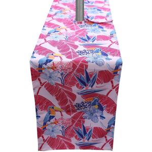 Luxury Living Toucan Water Repellant Table Runner in Pink Pink Luxury Living Toucan Water Repellant Table Runner in Pink Pink