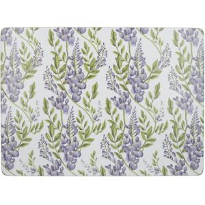 Creative Tops Wisteria Pack Of 4 Large Premium Placemats in Lavender Lavender Creative Tops Wisteria Pack Of 4 Large Premium Placemats in Lavender Lavender