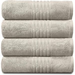 GAVENO CAVAILIA 4 Pack Hampton Towel in Cream Cream GAVENO CAVAILIA 4 Pack Hampton Towel in Cream Cream