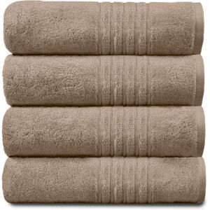 GAVENO CAVAILIA 4 Pack Hampton Towel in Natural Natural GAVENO CAVAILIA 4 Pack Hampton Towel in Natural Natural