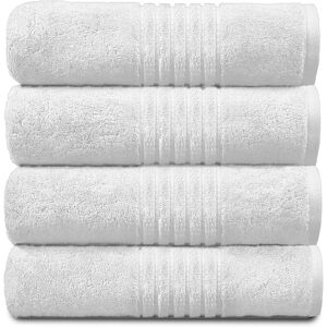 GAVENO CAVAILIA 4 Pack Hampton Towel in White White GAVENO CAVAILIA 4 Pack Hampton Towel in White White