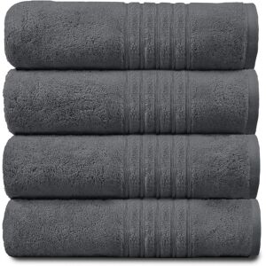 GAVENO CAVAILIA 4 Pack Hampton Towel in Charcoal Charcoal GAVENO CAVAILIA 4 Pack Hampton Towel in Charcoal Charcoal