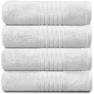 GAVENO CAVAILIA 4 Pack Hampton Towel in White White GAVENO CAVAILIA 4 Pack Hampton Towel in White White