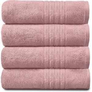 GAVENO CAVAILIA 4 Pack Hampton Towel in Pink Pink GAVENO CAVAILIA 4 Pack Hampton Towel in Pink Pink