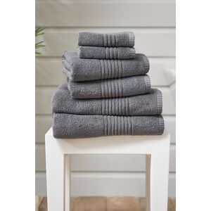 Deyongs Quik Dri 100% Cotton Zerotwist Towels - Fast-Drying, Multi-Size & Colour Range in Dark Grey Dark Grey Deyongs Quik Dri 100% Cotton Zerotwist Towels - Fast-Drying, Multi-Size & Colour Range in Dark Grey Dark Grey