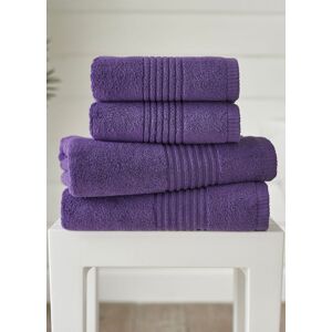 Deyongs Quik Dri 100% Cotton Zerotwist Towels - Fast-Drying, Multi-Size & Colour Range in Violet Violet Deyongs Quik Dri 100% Cotton Zerotwist Towels - Fast-Drying, Multi-Size & Colour Range in Violet Violet