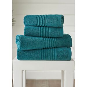 Deyongs Quik Dri 100% Cotton Zerotwist Towels - Fast-Drying, Multi-Size & Colour Range in Teal Teal Deyongs Quik Dri 100% Cotton Zerotwist Towels - Fast-Drying, Multi-Size & Colour Range in Teal Teal