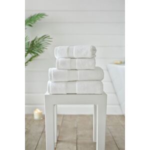 The Lyndon Company New Boston Towel - 800GSM Combed 100% Cotton Luxury Spa Quality in White White The Lyndon Company New Boston Towel - 800GSM Combed 100% Cotton Luxury Spa Quality in White White