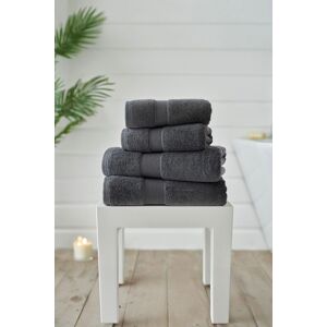 The Lyndon Company New Boston Towel - 800GSM Combed 100% Cotton Luxury Spa Quality in Charcoal Charcoal The Lyndon Company New Boston Towel - 800GSM Combed 100% Cotton Luxury Spa Quality in Charcoal Charcoal