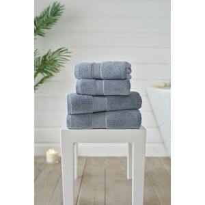 The Lyndon Company New Boston Towel - 800GSM Combed 100% Cotton Luxury Spa Quality in Blue Blue The Lyndon Company New Boston Towel - 800GSM Combed 100% Cotton Luxury Spa Quality in Blue Blue