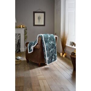 Deyongs Luxury Soft Cosy Warm Fleece Sherpa Large Throw Woodland Folk Throw Navy 140x180cm in Green Size: 140 cm x 180 cm Green 140 cm x 180 cm Deyongs Luxury Soft Cosy Warm Fleece Sherpa Large Throw Woodland Folk Throw Navy 140x180cm in Green Size: 140 cm x 180 cm Green 140 cm x 180 cm