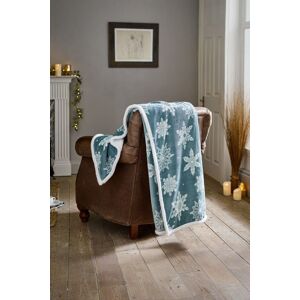 Deyongs Flurry Blue Snowflake Fleece Sherpa Throw - 130 x 170cm Soft Blanket 1846 in Light Blue Size: 130 cm x 170 cm Light Blue 130 cm x 170 cm Deyongs Flurry Blue Snowflake Fleece Sherpa Throw - 130 x 170cm Soft Blanket 1846 in Light Blue Size: 130 cm x 170 cm Light Blue 130 cm x 170 cm