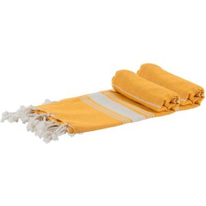 Nicola Spring 100% Cotton Bath Towel Turkish Style Hamman Beach Towel Sheet - 170 x 90cm (x2) in Mustard Mustard Nicola Spring 100% Cotton Bath Towel Turkish Style Hamman Beach Towel Sheet - 170 x 90cm (x2) in Mustard Mustard