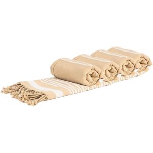 Nicola Spring 100% Cotton Bath Towel Turkish Style Hamman Blanket Bath Sheet - 160 x 90cm (x4) in Natural Natural Nicola Spring 100% Cotton Bath Towel Turkish Style Hamman Blanket Bath Sheet - 160 x 90cm (x4) in Natural Natural