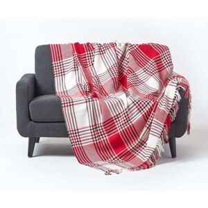 Homescapes Grey Tartan Check Sofa and Bed Throw - Sofa and Bed Throw Homescapes Grey Tartan Check Sofa and Bed Throw - Sofa and Bed Throw