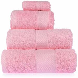 Homescapes Pink Hand Towel - Turkish Cotton - 500 GSM Homescapes Pink Hand Towel - Turkish Cotton - 500 GSM