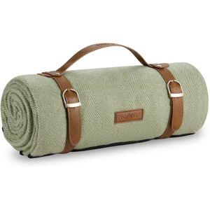 VonShef Small Waterproof Outdoor Picnic Blanket in Green Green VonShef Small Waterproof Outdoor Picnic Blanket in Green Green