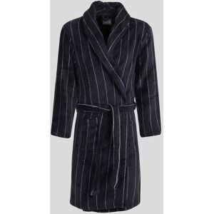 Steel & Jelly Men's Portland - Striped Supersoft Fleece Dressing Gown in Navy Size: Medium Navy M Steel & Jelly Men's Portland - Striped Supersoft Fleece Dressing Gown in Navy Size: Medium Navy M