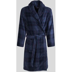 Steel & Jelly Men's Canary - Check Supersoft Fleece Dressing Gown in Navy Size: Medium Navy M Steel & Jelly Men's Canary - Check Supersoft Fleece Dressing Gown in Navy Size: Medium Navy M