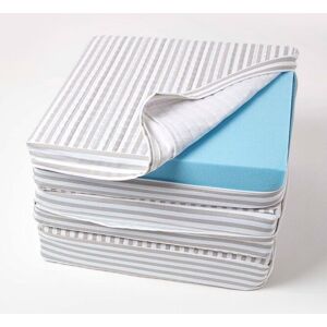 Homescapes Grey Orthopaedic Booster Cushion Cover - Cushion Cover Homescapes Grey Orthopaedic Booster Cushion Cover - Cushion Cover