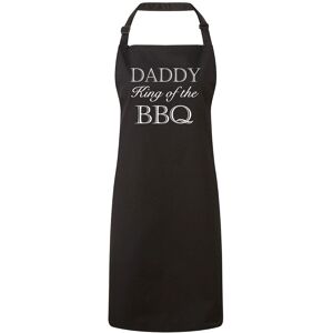 60 SECOND MAKEOVER Men's Daddy King of the BBQ Apron in Black Black 60 SECOND MAKEOVER Men's Daddy King of the BBQ Apron in Black Black