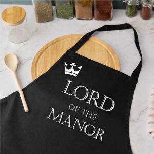 60 SECOND MAKEOVER Men's Lord Of The Manor Black Apron Black 60 SECOND MAKEOVER Men's Lord Of The Manor Black Apron Black