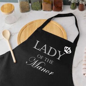 60 SECOND MAKEOVER Women's Lady Of The Manor Black Apron Black 60 SECOND MAKEOVER Women's Lady Of The Manor Black Apron Black