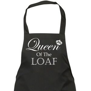 60 SECOND MAKEOVER Women's Queen Of The Loaf Black Apron Black 60 SECOND MAKEOVER Women's Queen Of The Loaf Black Apron Black