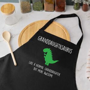 60 SECOND MAKEOVER Women's Granddaughter Dinosaur Apron Granddaughtasaurus in Black Black 60 SECOND MAKEOVER Women's Granddaughter Dinosaur Apron Granddaughtasaurus in Black Black