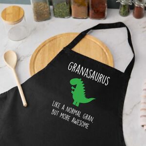 60 SECOND MAKEOVER Women's Gran Dinosaur Apron Granasaurus in Black Black 60 SECOND MAKEOVER Women's Gran Dinosaur Apron Granasaurus in Black Black