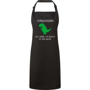 60 SECOND MAKEOVER Women's Step Daughter Dinosaur Apron Stepdaughtasaurus in Black Black 60 SECOND MAKEOVER Women's Step Daughter Dinosaur Apron Stepdaughtasaurus in Black Black