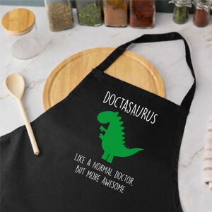 60 SECOND MAKEOVER Doctor Dinosaur Apron Doctasaurus in Black Black 60 SECOND MAKEOVER Doctor Dinosaur Apron Doctasaurus in Black Black