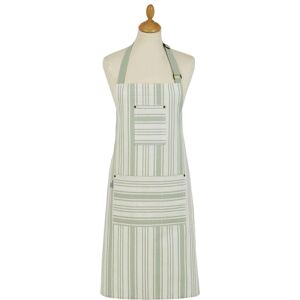 Ulster Weavers 'Sage Stripe' Graphic Print 100% Cotton Apron in Green Green Ulster Weavers 'Sage Stripe' Graphic Print 100% Cotton Apron in Green Green