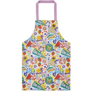 Ulster Weavers 'Good Vibes' Graphic Print Teen PVC Apron Multicolor Ulster Weavers 'Good Vibes' Graphic Print Teen PVC Apron Multicolor
