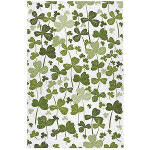 Ulster Weavers 'Shamrocks' Floral 100% Cotton Tea Towel in Green Green Ulster Weavers 'Shamrocks' Floral 100% Cotton Tea Towel in Green Green