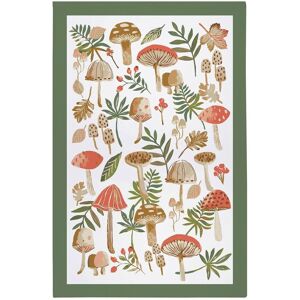 Ulster Weavers 'Mushrooms' Floral 100% Cotton Tea Towel in Green Green Ulster Weavers 'Mushrooms' Floral 100% Cotton Tea Towel in Green Green