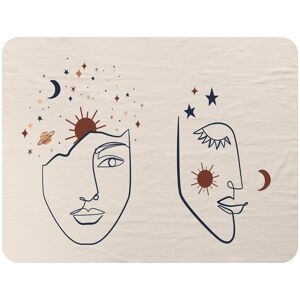 Benjamin Tate Design Celestial elements like stars, moon, sun & planets Designer Blanket in Natural Size: 120 cm x 150 cm Natural 120 cm x 150 cm Benjamin Tate Design Celestial elements like stars, moon, sun & planets Designer Blanket in Natural Size: 120 cm x 150 cm Natural 120 cm x 150 cm