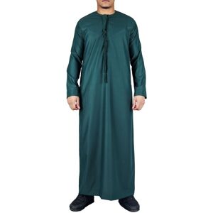 Arabic Thobes Men's Thobe Emirati Islamic Jubba Robe Eid Tassel Regular Fit in Olive Size: 2XL Olive 2XL Arabic Thobes Men's Thobe Emirati Islamic Jubba Robe Eid Tassel Regular Fit in Olive Size: 2XL Olive 2XL