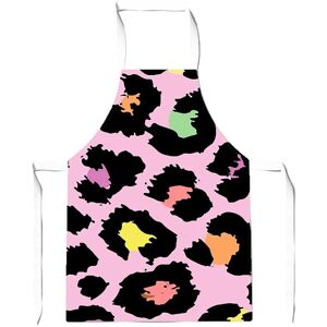 Warren Reed - Designer Pink Leopard Print Junior Apron Pink Warren Reed - Designer Pink Leopard Print Junior Apron Pink