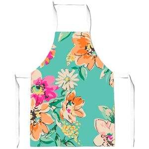 Warren Reed - Designer Bright Flower Sketch Junior Apron in Green Green Warren Reed - Designer Bright Flower Sketch Junior Apron in Green Green