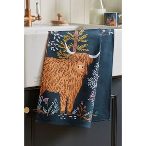 Ulster Weavers 'Connie the Cow' Trees Print 100% Cotton Tea Towel in Navy Navy Ulster Weavers 'Connie the Cow' Trees Print 100% Cotton Tea Towel in Navy Navy