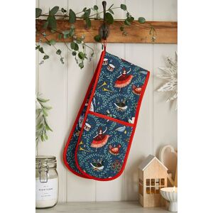 Ulster Weavers '12 Days of Christmas' Festive Print Double Oven Glove in Green Green Ulster Weavers '12 Days of Christmas' Festive Print Double Oven Glove in Green Green