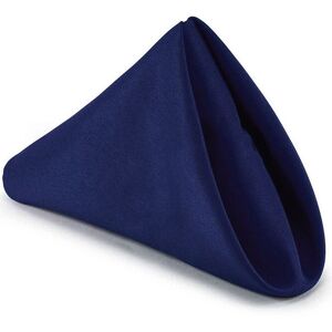 Neel Blue 20 Inch Polyester Table Napkins, Reusable, Wrinkle-Resistant - 50x50cm in Navy Size: 50x50 cm Navy 50x50 cm Neel Blue 20 Inch Polyester Table Napkins, Reusable, Wrinkle-Resistant - 50x50cm in Navy Size: 50x50 cm Navy 50x50 cm