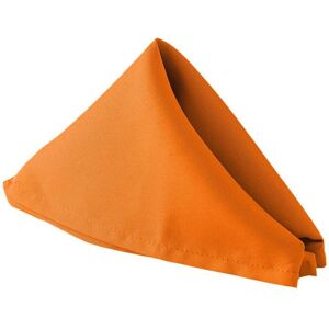 Neel Blue 20 Inch Polyester Table Napkins, Reusable, Wrinkle-Resistant - 50x50cm in Orange Size: 50x50 cm Orange 50x50 cm Neel Blue 20 Inch Polyester Table Napkins, Reusable, Wrinkle-Resistant - 50x50cm in Orange Size: 50x50 cm Orange 50x50 cm
