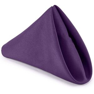 Neel Blue 20 Inch Polyester Table Napkins, Reusable, Wrinkle-Resistant - 50x50cm in Purple Size: 50x50 cm Purple 50x50 cm Neel Blue 20 Inch Polyester Table Napkins, Reusable, Wrinkle-Resistant - 50x50cm in Purple Size: 50x50 cm Purple 50x50 cm