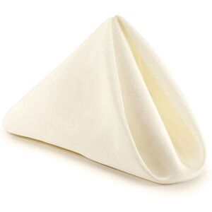 Neel Blue 20 Inch Polyester Table Napkins, Reusable, Wrinkle-Resistant - 50x50cm in Ivory Size: 50x50 cm Ivory 50x50 cm Neel Blue 20 Inch Polyester Table Napkins, Reusable, Wrinkle-Resistant - 50x50cm in Ivory Size: 50x50 cm Ivory 50x50 cm